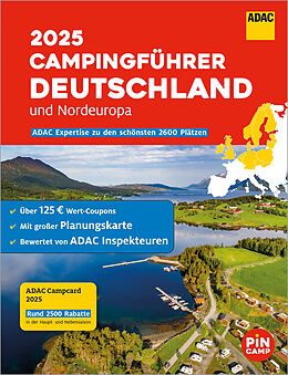 Kartonierter Einband ADAC Campingführer Deutschland/Nordeuropa 2025 von 
