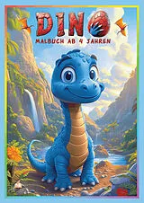 Kartonierter Einband Dino Malbuch ab 4 Jahren von 