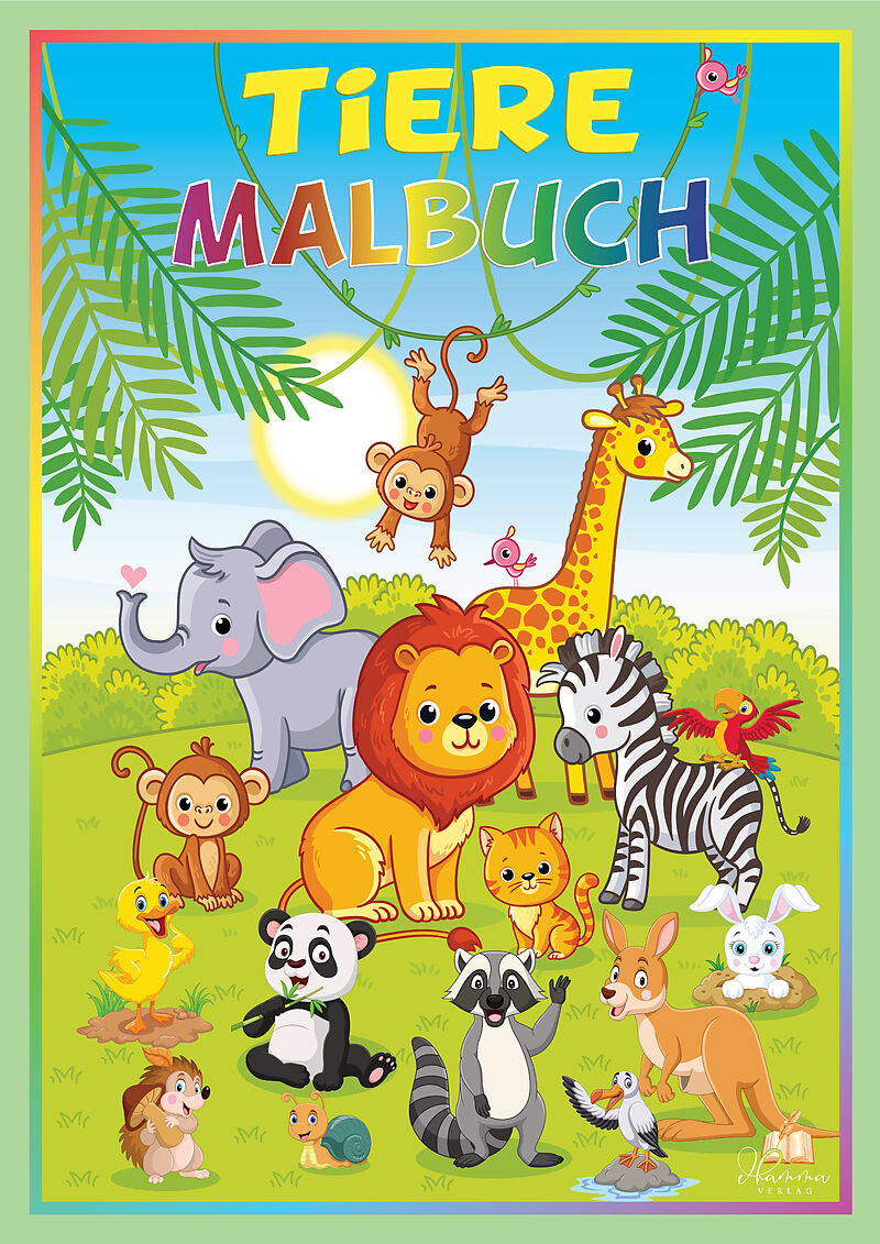 Tiere Malbuch