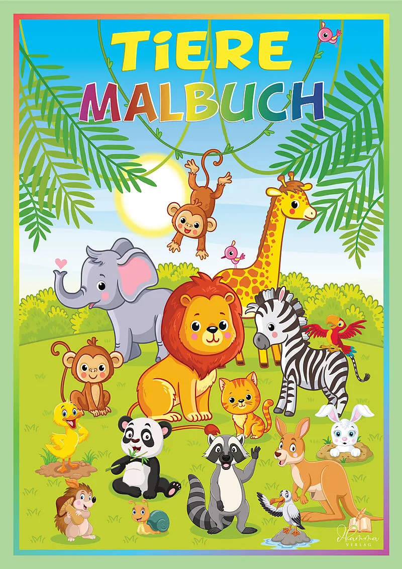 Tiere Malbuch