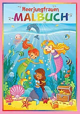Kartonierter Einband Meerjungfrauen Malbuch von Josef Mickey Müller
