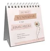 Spiralbindung Du bist wunderbar und einzigartig  Aufstellbuch von 