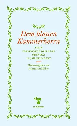 E-Book (pdf) Dem blauen Kammerherrn von 