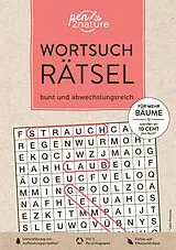 Kartonierter Einband Wortsuchrätsel  bunt und abwechslungsreich von pen2nature