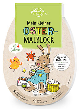 Kartonierter Einband Mein kleiner Oster-Malblock für Kinder ab 4 Jahren von 