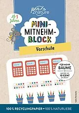 Kartonierter Einband (Kt) Mini-Mitnehm-Block Vorschule von pen2nature