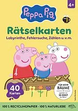 Buch Peppa Pig Rätselkarten: Labyrinthe, Fehlersuche, Zählen u. v. m. von 