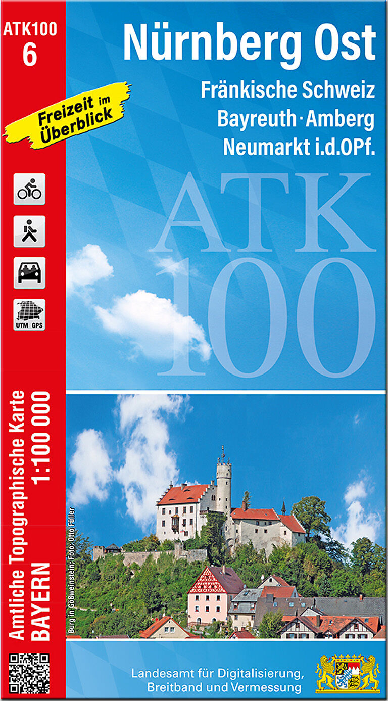 ATK100-6 Nürnberg Ost (Amtliche Topographische Karte 1:100000)