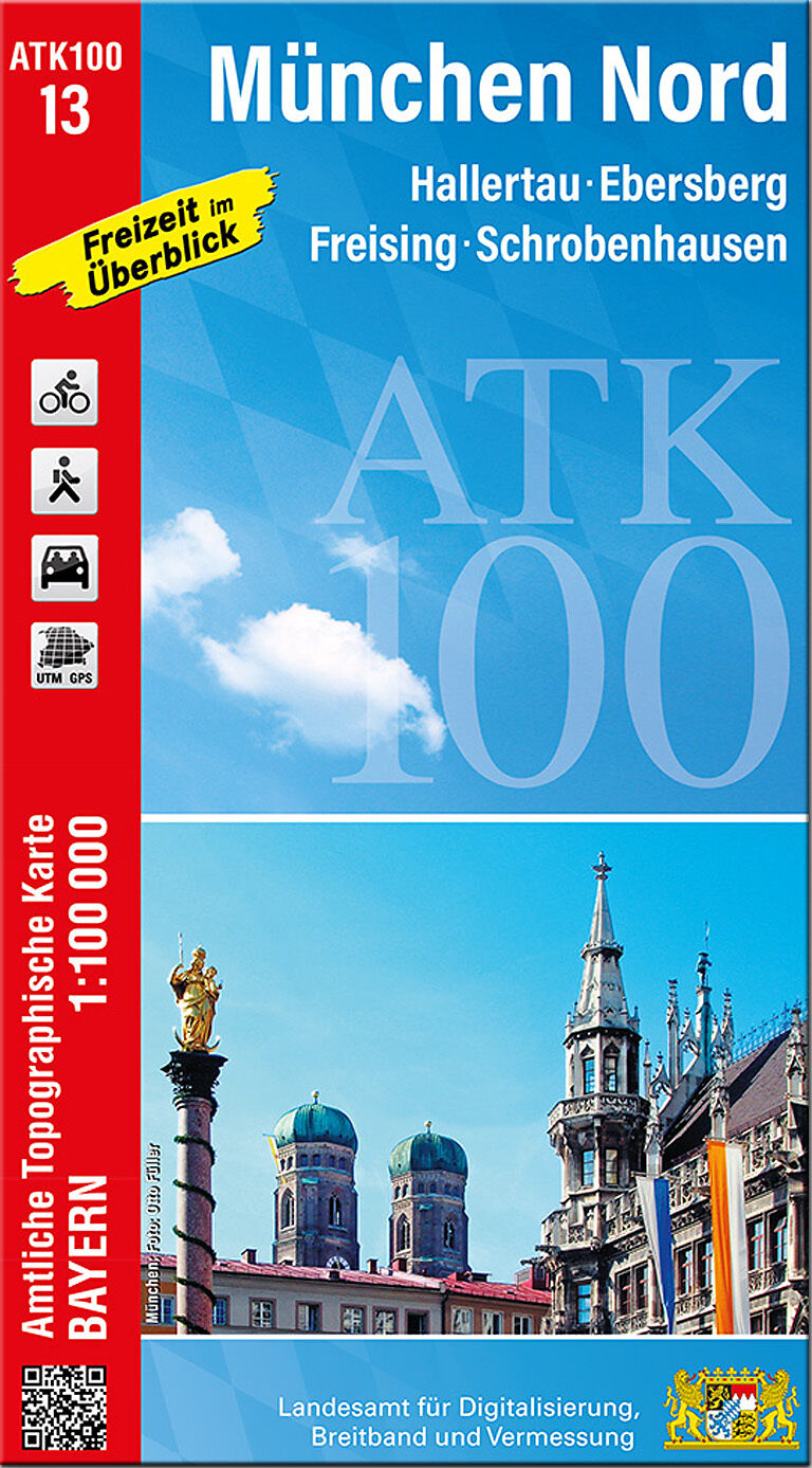 ATK100-13 München Nord (Amtliche Topographische Karte 1:100000)