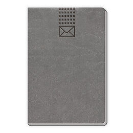 Kartonierter Einband Trötsch Adressbuch Soft Touch Mini Anthrazit von 