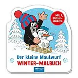  TRÖTSCH - Der kleine Maulwurf Mini-Malbuch mit Stickern Winter| Ab 3 Jahren von 