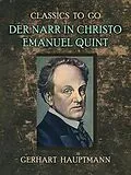 E-Book (epub) Der Narr in Christo Emanuel Quint von Gerhart Hauptmann