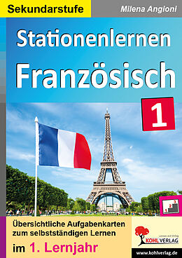 Couverture cartonnée Stationenlernen Französisch I / Sekundarstufe de Milena Angioni