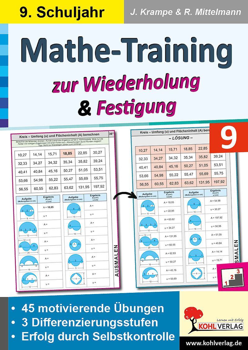 Mathe-Training zur Wiederholung und Festigung / Klasse 9