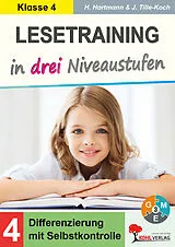 E-Book (pdf) Lesetraining in drei Niveaustufen / Klasse 4 von Jürgen Tille-Koch, Horst Hartmann