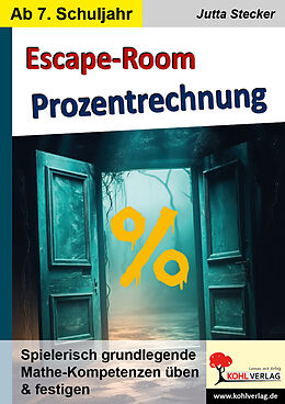 E-Book (pdf) Escape-Room Mathematik / Band 1: Prozentrechnung von Jutta Stecker