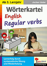 eBook (pdf) Wörterkartei English regular verbs de Jochen Vatter