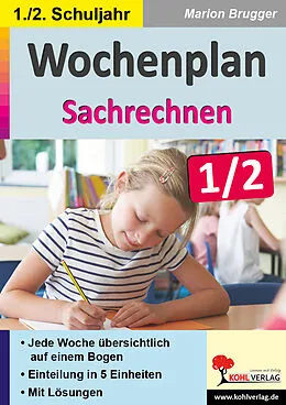 E-Book (pdf) Wochenplan Sachrechnen / Klasse 1-2 von Marion Brugger