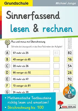 E-Book (pdf) Sinnerfassend lesen und rechnen / Addition und Subtraktion bis 100 von Michael Junga
