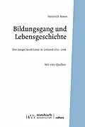 E-Book (pdf) Bildungsgang und Lebensgeschichte von Heinrich Bosse