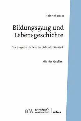 E-Book (pdf) Bildungsgang und Lebensgeschichte von Heinrich Bosse