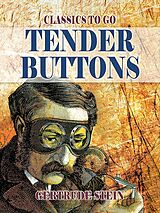 eBook (epub) Tender Buttons de Gertrude Stein