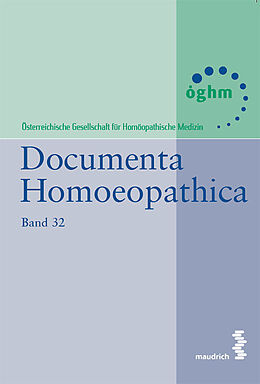 Fester Einband Documenta Homoeopathica von 