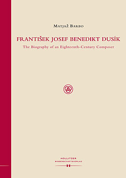 Couverture cartonnée Frantisek Josef Benedikt Dusík de Matjaz Barbo