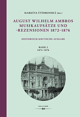 Fester Einband August Wilhelm Ambros: Musikaufsätze und -rezensionen 18721876 von 