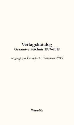 Fester Einband Verlagskatalog von Wieser Verlag