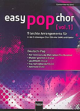  Notenblätter Easy Pop Chor Band 1
