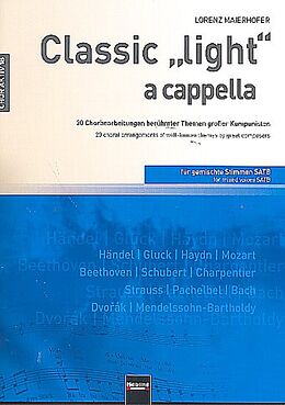  Notenblätter Classic light a cappella