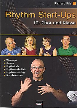 Kartonierter Einband Rhythm Start-Ups für Chor und Klasse von Richard Filz