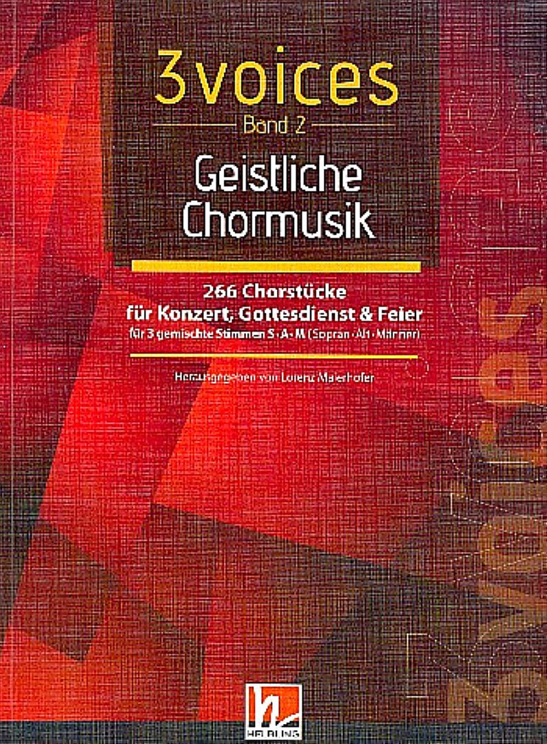 3 voices Band 2 - Geistliche Chormusik