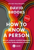 E-Book (epub) How to know a person von David Brooks
