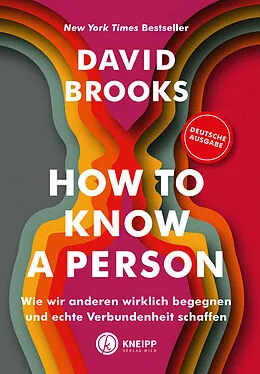 E-Book (epub) How to know a person von David Brooks