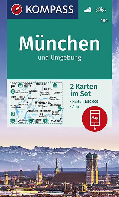 KOMPASS Wanderkarte München und Umgebung