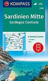 (Land)Karte Sardinien Mitte Sardegna Centrale 1:50 000 von 