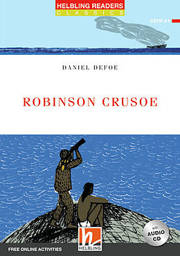 Kartonierter Einband Robinson Crusoe, mit 1 Audio-CD von Daniel Defoe