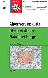 (Land)Karte Alpenvereinskarte von Österreichischer Alpenverein