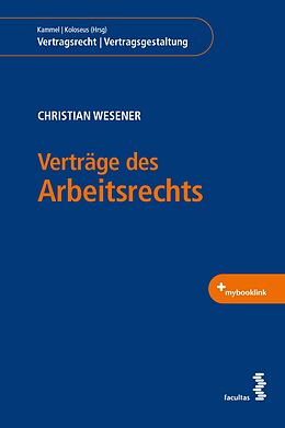 E-Book (pdf) Verträge des Arbeitsrechts von Christian Wesener