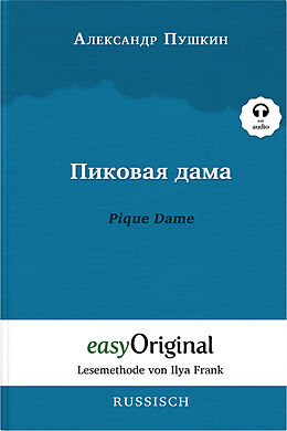 Couverture cartonnée Pikovaya Dama / Pique Dame (Buch + Audio-Online) - Lesemethode von Ilya Frank - Zweisprachige Ausgabe Russisch-Deutsch de Alexander Puschkin