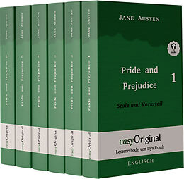 Fester Einband Pride and Prejudice / Stolz und Vorurteil - 6 Teile Hardcover - (Buch + MP3 Audio-CD) - Lesemethode von Ilya Frank - Zweisprachige Ausgabe Englisch-Deutsch von Jane Austen