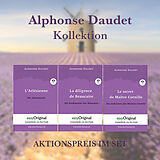 Kartonierter Einband (Kt) Alphonse Daudet Kollektion (Bücher + 3 Audio-CDs) - Lesemethode von Ilya Frank von Alphonse Daudet