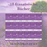 Fester Einband 18 französische Bücher (Bücher + 18 Audio-CDs) - Lesemethode von Ilya Frank von Maurice Leblanc, Guy de Maupassant, Prosper Mérimée
