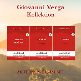 Kartonierter Einband Giovanni Verga Kollektion (Bücher + 3 Audio-CDs) - Lesemethode von Ilya Frank von Giovanni Verga