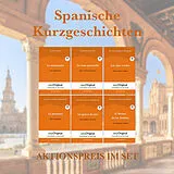 Fester Einband Spanische Kurzgeschichten (Bücher + 6 Audio-CDs) von Gustavo Adolfo Bécquer, Joaquín Dicenta, Juan Valera