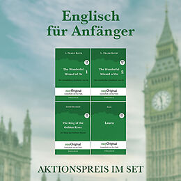 Fester Einband Englisch für Anfänger (Bücher + 4 MP3 Audio-CDs) - Lesemethode von Ilya Frank von L. Frank Baum, John Ruskin, Hector Hugh Munro (Saki)