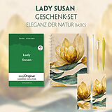  Lady Susan Geschenkset (Softcover + Audio-Online) + Eleganz der Natur Schreibset Basics von Jane Austen