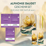  Alphonse Daudet Geschenkset - 3 Bücher (mit Audio-Online) + Eleganz der Natur Schreibset Basics von Alphonse Daudet